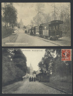 ZK Trams, Bon-Secours (Peruwelz), Stoomtram En Gewone Tram (2 Stuks) - Other & Unclassified