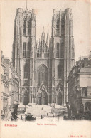 BELGIQUE - Bruxelles - Eglise Sainte Gudule - Animé - Carte Postale Ancienne - Monuments