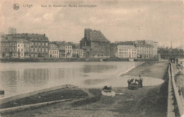 BELGIQUE - Liège - Le Quai De Maestricht - Le Musée Archéologique - Carte Postale Ancienne - Lüttich