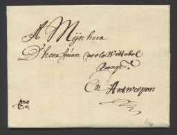 1729, Mooie Voorloper (met Inhoud) Uit Gand 29/4/1729, Naar Antwerpen, Zm. - 1714-1794 (Pays-Bas Autrichiens)