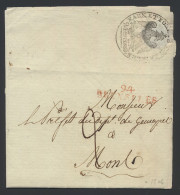 1806, Uit Bruxelles (met Inhoud) (Herl. 46) 7/8/1806, Stempel 'Eaux & Forets, 24 Conservation' Verkoop Vd Boerderij Vd A - 1714-1794 (Oesterreichische Niederlande)