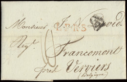 1818/1826, 35 Documenten, Met Trapeze P (Parijs), Frankrijk/ Over Dinant En LFR3, Zm. - 1815-1830 (Holländische Periode)