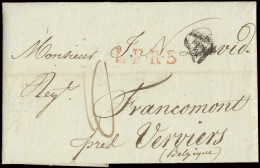 1818/1826, 35 Documenten, Met Trapeze P (Parijs), Frankrijk/ Over Dinant En LFR3, Zm. - 1815-1830 (Dutch Period)