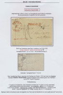 1835 Brief Van Antwerpen Naar Nice Op 23.05.1835, Port 22 Stuivers, Rode Après Le Départ En Prachtige Zeldzame Franco Fr - 1830-1849 (Belgica Independiente)