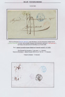 1846 Voorloper Met Inhoud Uit Bruxelles Op 10.09.1846 Naar Bordeaux, Met Ingekaderde B.3.R. Stempel Van De Ambulant Op D - 1830-1849 (Belgica Independiente)