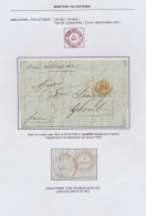 1853 Brief Uit Londen Via Oostende Met Rode Stempel Angleterre Par Ostende Op 03.06.1853 Naar Gent Op 04.06.1853, Zm - Otros & Sin Clasificación