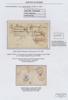 1855 Brief Uit Detroit, Michigan Naar Brussel Op 13.07.1855 Met De Pacific Van De Collins Line Via New York 25.07.1855 E - Otros & Sin Clasificación