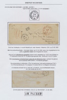 1860 Brief Uit Antwerpen Naar Havana (Alabama USA) Op 01.03.1860, In Gesloten Brievenmalen Door Engeland, Vervolgens Met - Otros & Sin Clasificación