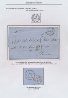 1862 Brief Van Nieuwpoort Naar Londen Op 04.09.1862 En Zwarte Dubbelringstempel Angleterre Par Ostende (port  8 Deciem), - Autres & Non Classés