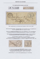 1867 Brief Uit Brussel Naar Charleston (USA) Op 14.07.1867 En Zwarte Etats Unis Par Ostende, In Oostende Werd Eerst Fout - Otros & Sin Clasificación