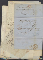 1808/1851, +40 Documenten Voor De Stempelverzamelaar, W.o. Enkele Mooie Stempels, M/ntz. - Altri & Non Classificati