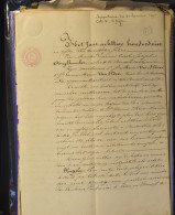 Oude Historische Documenten (1756/1922)  Uit Asse/Mollem (12x), Eppegem (13x), Evere (10x), Sterrebeek (18x), Alle Met O - Altri & Non Classificati