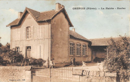 CPA 58 GRENOIS / MAIRIE / ECOLES - Other & Unclassified