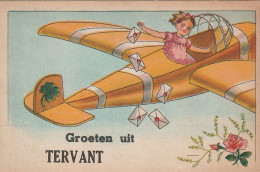 Groeten Uit Tervant ( Paal ) / Post Uit Vliegtuig - Beringen