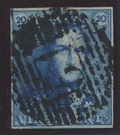 N° 2A 10c. Blauw, Volrandig En Centrale, Wat Vette Afst. P.51-Grammont, Zm/m (OBP €60 + COBA €30) - 1849 Mostrine