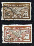 St Pierre Et Miquelon    - 1909 - Goéland  - N° 90 / Variété De Couleur - Oblit - Used - Used Stamps