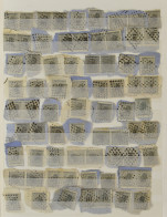 Samenstelling N° 17 (19x) En 18 (314x) Merendeel Op Fragment, In Insteekboek, Ideaal Voor Puntstempels Verzamelaars, Ook - 1865-1866 Profile Left