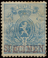 * N° 24 '2c Blauw SPECIMEN' Mooi Ex. (OBP € 190) - 1866-1867 Blasón