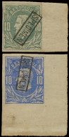 (*) Type N° 30, 2 Proeven 1651 En 1655, Met Bladboord, Zm. - Ensayos & Reimpresiones