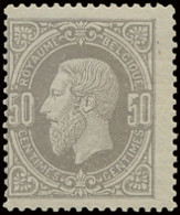 ** N° 35A '50c Lichtgrijs' Zm (OBP € 900) - 1869-1883 Leopold II