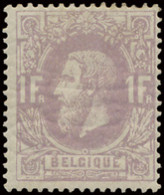 * N° 36 '1 Fr Mauve' Zeer Fris Ex., Zm (OBP € 625) - 1869-1883 Leopoldo II