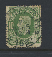 N° 30 '10c Donkergroen' Prachtige Relaisafst. Sart-Les-Spa, Zegel Met Gebreken, Ntz (Coba € +80) - 1869-1883 Leopoldo II