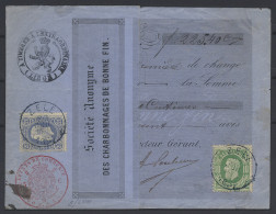 1881 N° 30 + 31 Op Wisselbrief Vanuit Zele Naar Buggenhout, Dd 27/06/1881, Zm - 1869-1883 Leopold II