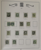 N° 30, Stempelverzameling In Klemband Met Ca 490 Enkelcirkel- En 200 LP-afstempelingen, W.o. Diverse Betere En Ambulant, - 1869-1883 Leopold II.
