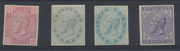 N° 38/41 Volledige Reeks, Zm (OBP €195) - 1883 Leopold II