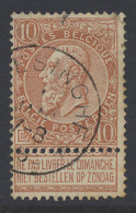 N° 57 '10c Oranjerood' Afst. Boesinghe Relais (slecht Leesbaar), Zm/m (Coba € 50) - 1893-1900 Barbas Cortas