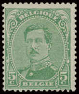 ** N° 137AA '5c Smaragdgroen' Zm (OBP € 400) - 1915-1920 Albert I.