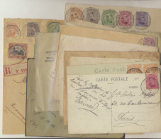 1916/1918 Interessant Lot Van 15 Brieven En Postkaarten 1916/18 Verzonden Uit Saint-Adresse, Belgisch Bureel Achter De I - Armée Belge