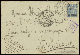 1917 Belgische Autokanonnen In Rusland, Prachtige En Gefrankeerde Brief Van Joseph Hardy Uit Oraniendaune Op 21 Septembe - Army: Belgium