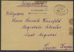 1915, Veldpostvoorzijde Met Mooie Ambulant Namur-Charleville, Z 622 Op 19.5.15, M - Army: German