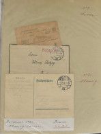 Kleine Verzameling Met Plusminus 175 Brieven, Postkaarten, Fotokaarten, Etc., Duitse Veldpost Over Geheel Europa, Overzi - Army: German