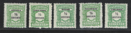 Portugal Colonies Omnibus Porteado 1921 MH OG - Otros & Sin Clasificación