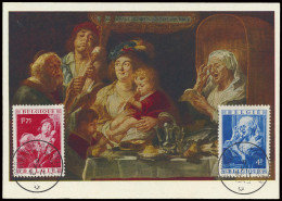 MK N° 793 En 794 'Jordaens & Van Der Weyden' Op Maximumkaarten, Zm - Other & Unclassified