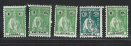 Portugal Colonies Omnibus Ceres 1c 1914 MH OG - Autres & Non Classés