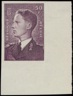 N° 879 'Koning Boudewijn, 50 Fr Lilabruin, Ongetand' Zm (OBP € 150) - Other & Unclassified