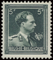 ** N° 1005/7 1956 - Leopold III - Open Kraag, Volledige Reeks Tanding 11,5, Zm (OBP €280) - Otros & Sin Clasificación