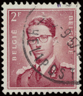 N° 925 2fr. Karmijnroze Met Helipostafstempeling, Zm - 1953-1972 Glasses