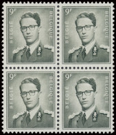 ** N° 1069A, 1070, 1072 En 1073 '6,50- 7,50- 8,50- En 9 Fr' (in Blokken Van 4), Zm (OBP € 1.320) - 1953-1972 Lunettes