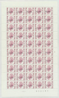 ** N° 1646 Elström 6fr. Rood In Volledig Vel Van 50 Met Drukdatum En Plaatnummer 3, Zm - 1970-1980 Elström