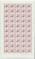 ** N° 1646 Elström 6fr. Rood In Volledig Vel Van 50 Met Drukdatum En Plaatnummer 5, Zm - 1970-1980 Elström