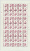 ** N° 1646 Elström 6fr. Rood In Volledig Vel Van 50 Met Drukdatum En Plaatnummer 6, Zm - 1970-1980 Elström