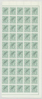 ** N° 1960 Cijfer Op Heraldieke Leeuw 5fr. Groen In Veldeel Van 50, Zm - 1951-1975 León Heráldico