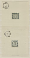 **/*/0 1921/1952 Samenstelling Met Dubbels In Insteekboek, In Gemengde Kwaliteit, W.o. BL 2 (3x), BL 26 (7x), BL 30 (5x) - Other & Unclassified