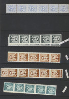 ** 1960/1982 Samenstelling Tussen R12 En R70, Cijfer Op Heraldieke Leeuw, Boudewijn Bril En Elström, Zm - Coil Stamps