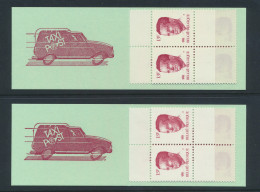 ** B 18 + B 18 P5b Taxipost, De 2 Gomsoorten, Zm (OBP €140) - 1953-2006 Moderne [B]