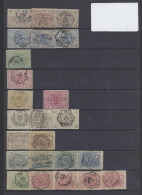 1879/1902 Samenstelling 36 Zegels Waarbij Betere Stempels, Zm/m - Other & Unclassified